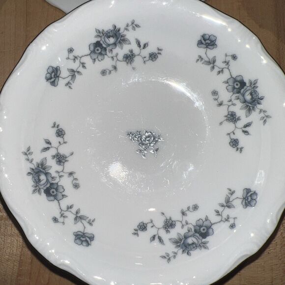 6 Johann Haviland BLUE GARLAND 5" FRUIT Berry SAUCE Dessert BOWLS Bavaria EXC!!! - Picture 8 of 9